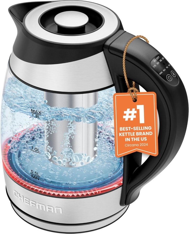 chefman electric kettle with temperature control