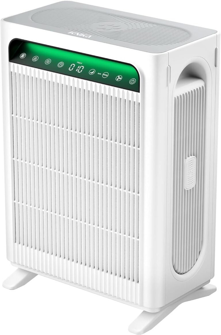 knka air purifier for home bedroom large room up t