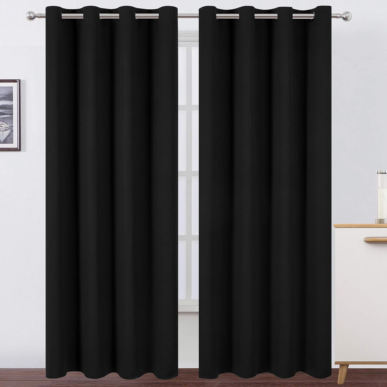 lemomo lemomo blackout curtains 52 x 84 inches lon