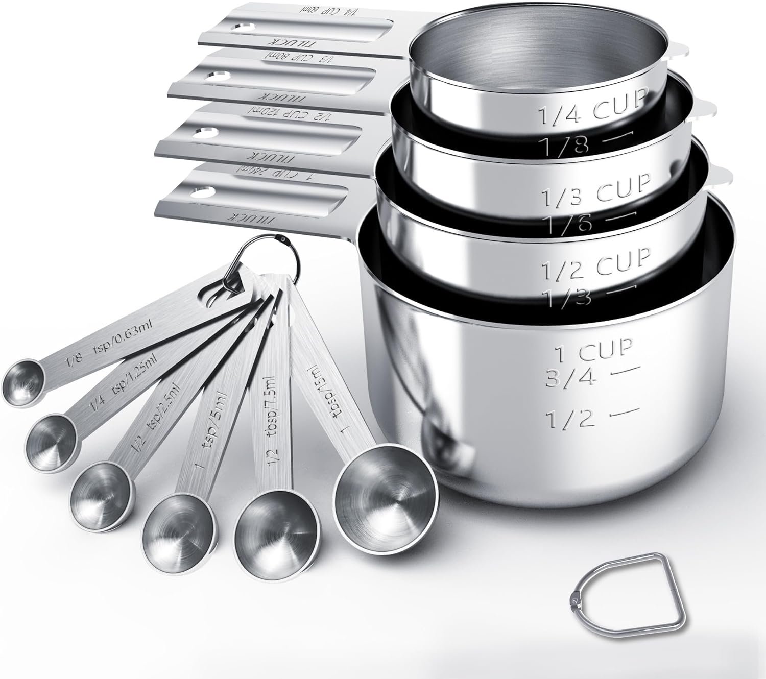 tiluck stainless steel measuring cups amp spoons