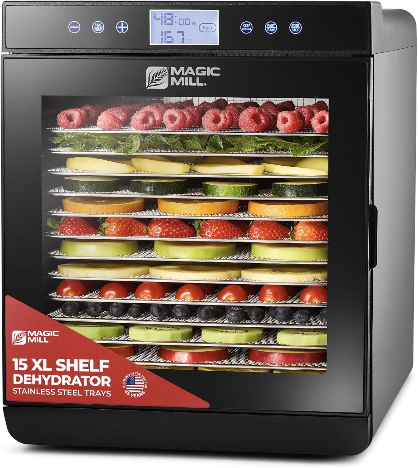 magic mill premium food dehydrator machine (15 extra vs cosori food dehydrator