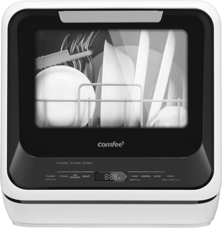 comfee 39 portable mini dishwasher countertop wi