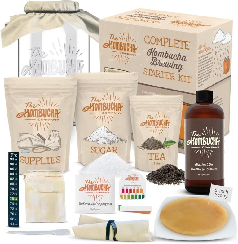 kombucha home brewing starter kit review 2026