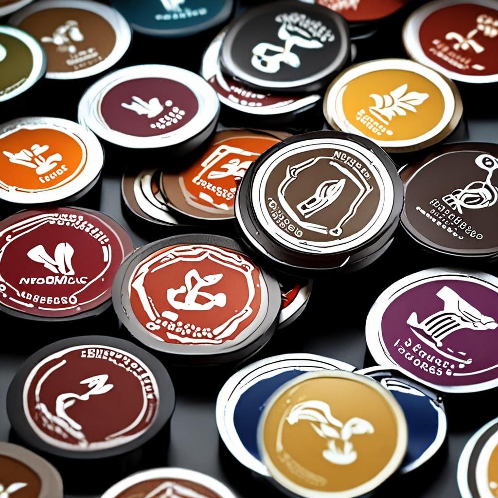 Nessus Foil Seals Lid for Reusable Nespresso Vertuo Pods, Refillable Capsule Aluminum Foil Lids Sticker with Coffee Grounds Absorption Layer, Compatible with Nespresso VertuoLine Machine(60 pcs, 62mm)