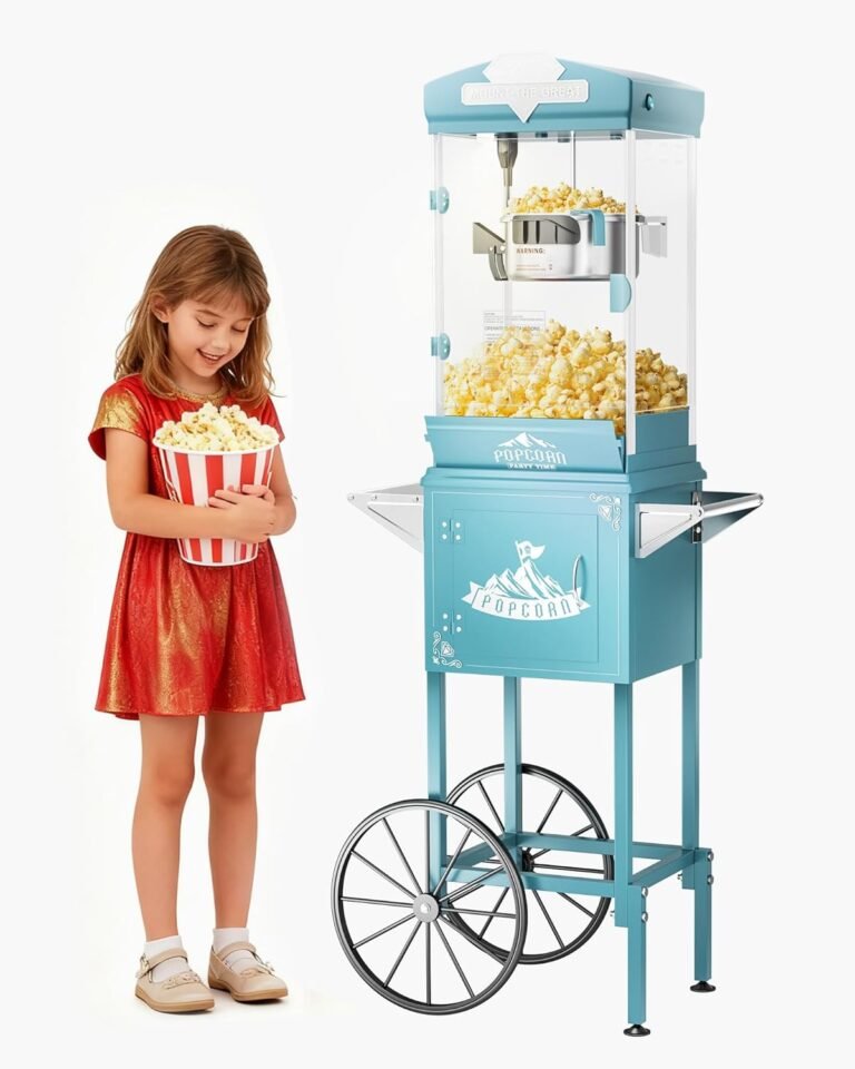 10 oz popcorn machine cart review 2026