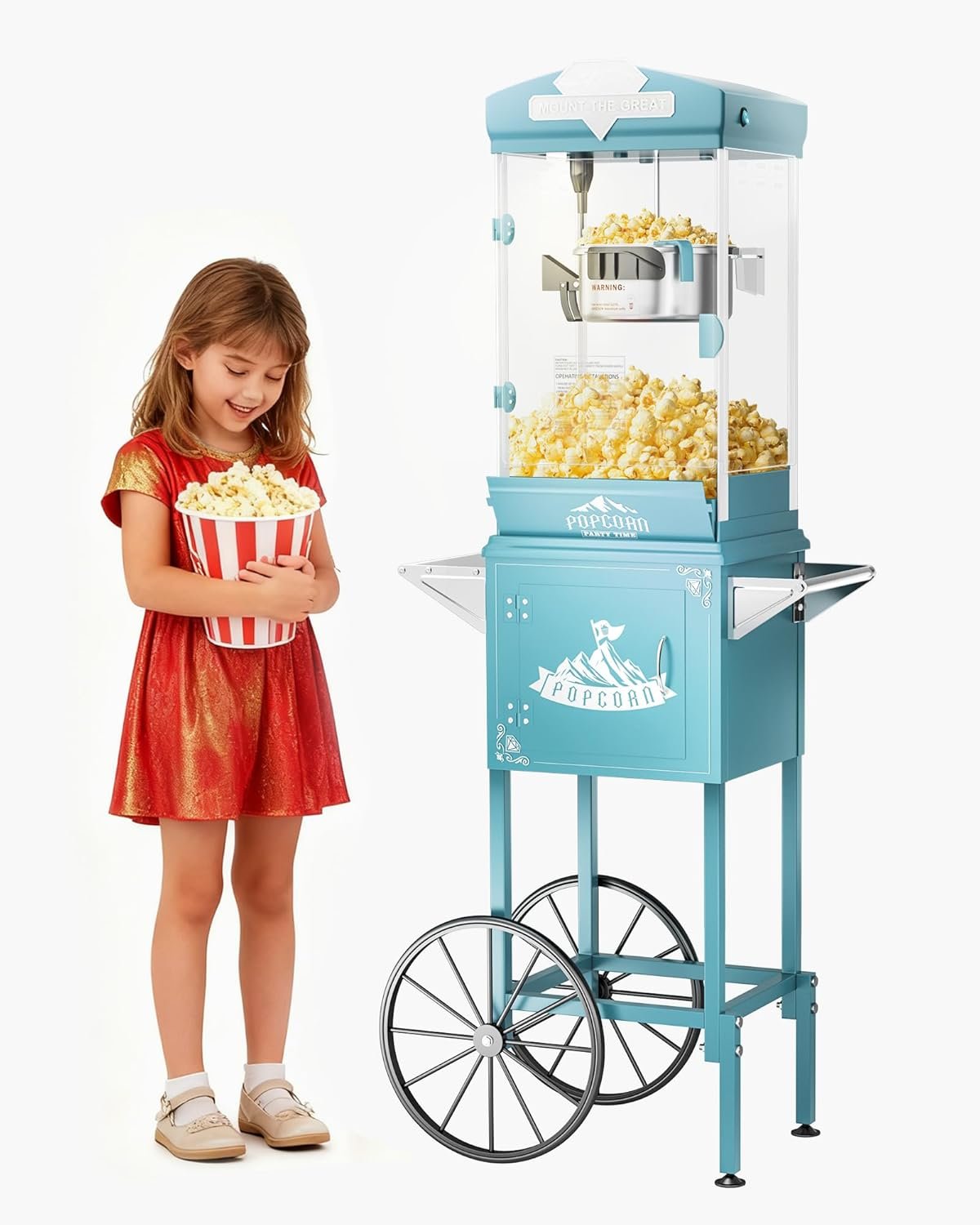 10 oz popcorn machine cart review 2026