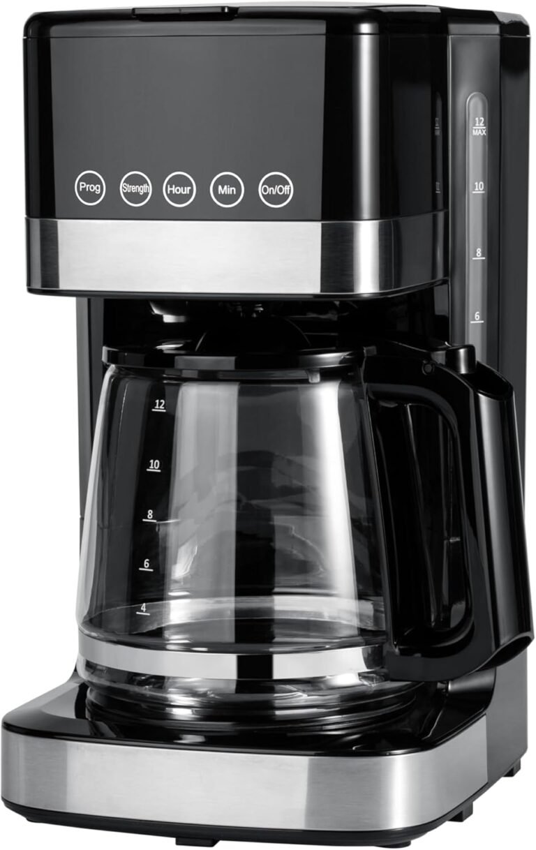 amazon basics programmable 12 cup drip coffee make