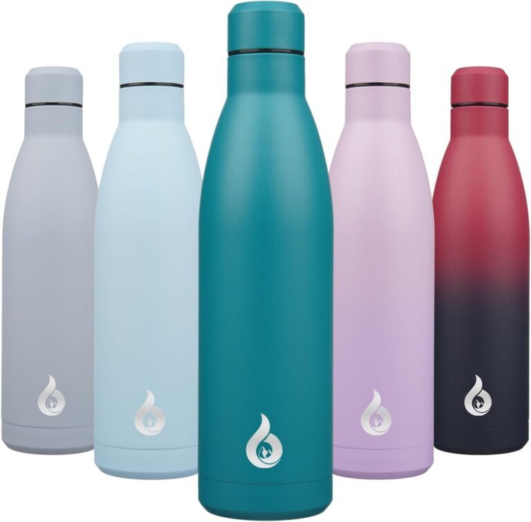 bjpkpk 25oz insulated stainless steel water bottle