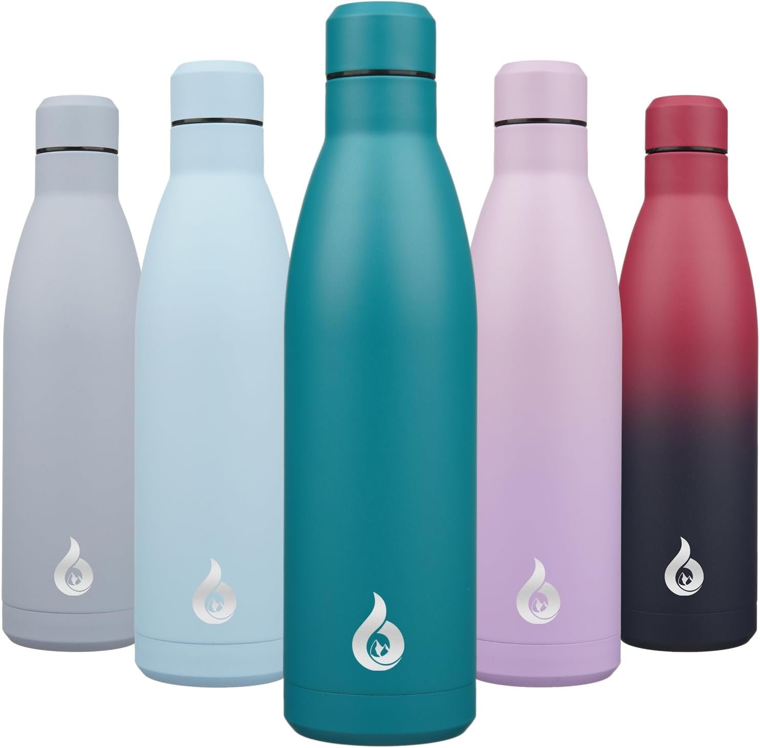 bjpkpk 25oz insulated stainless steel water bottle