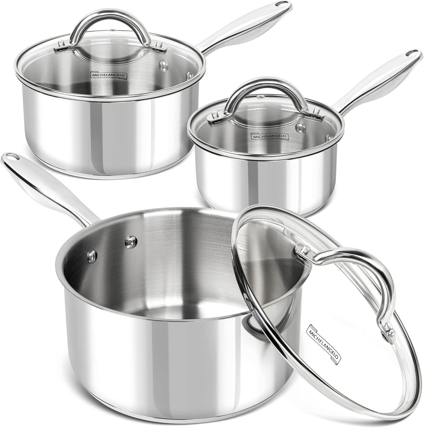 michelangelo saucepan set 6pc review 2026