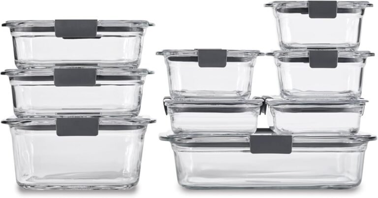 rubbermaid brilliance glass food storage container