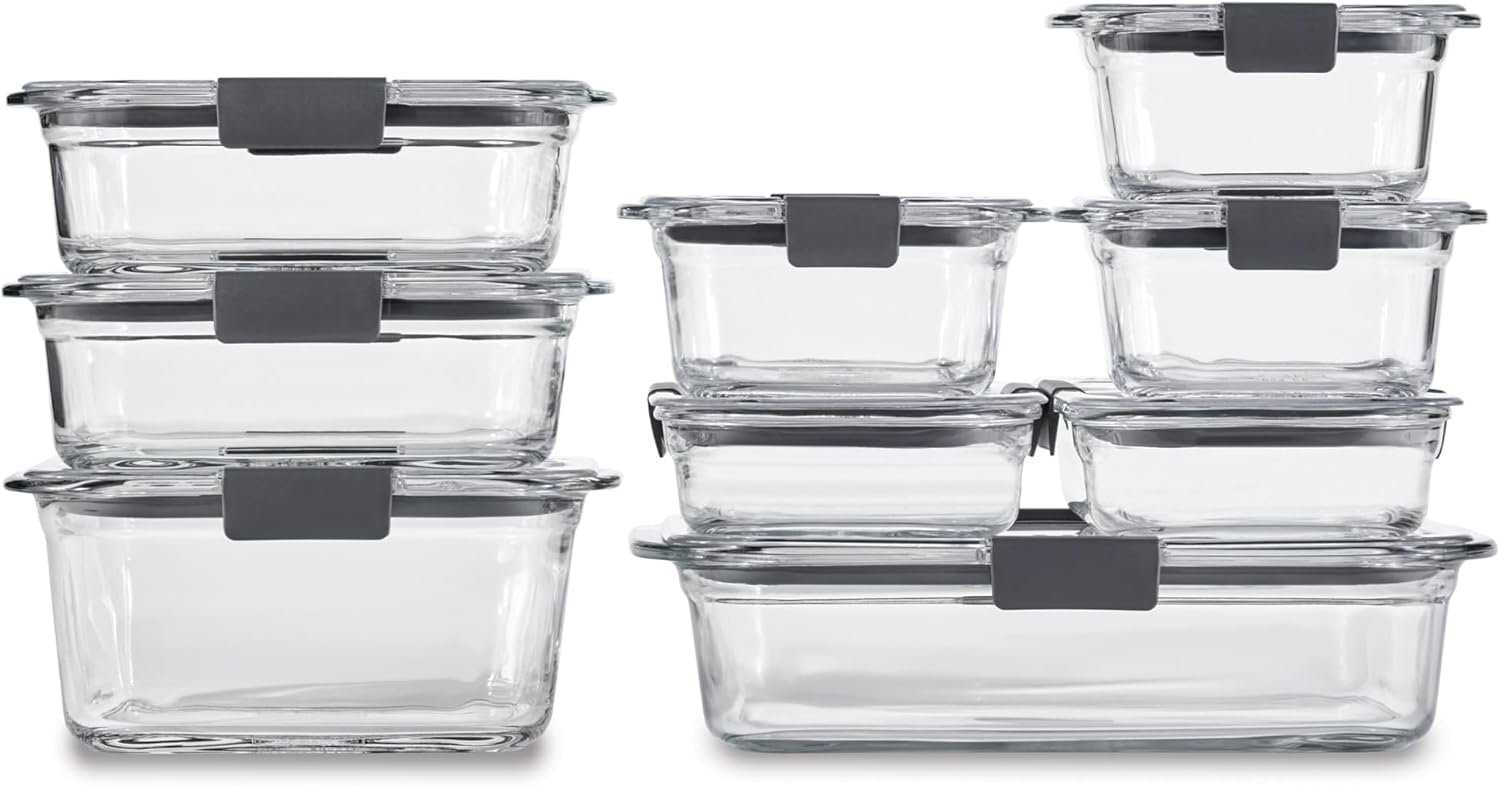 rubbermaid brilliance glass food storage container