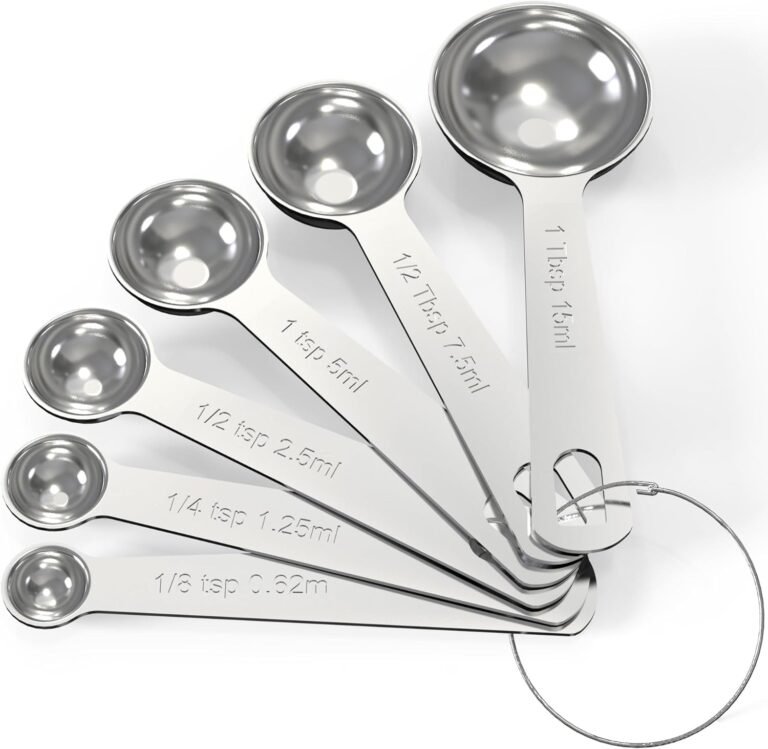tiluck stainless steel measuring spoons set coffee