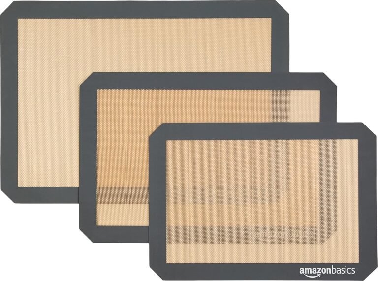 amazon basics rectangular non stick silicone bakin