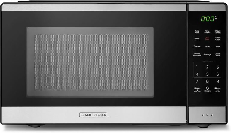 BLACK+DECKER Countertop Microwave Oven 0.9 Cu Ft, 6 Auto Menus, Child Lock, Memory Function, 10 Power Levels, Easy One-Touch Start, Digital Panel, 900W - Review 2026 black decker countertop microwave oven 0 9 cu ft