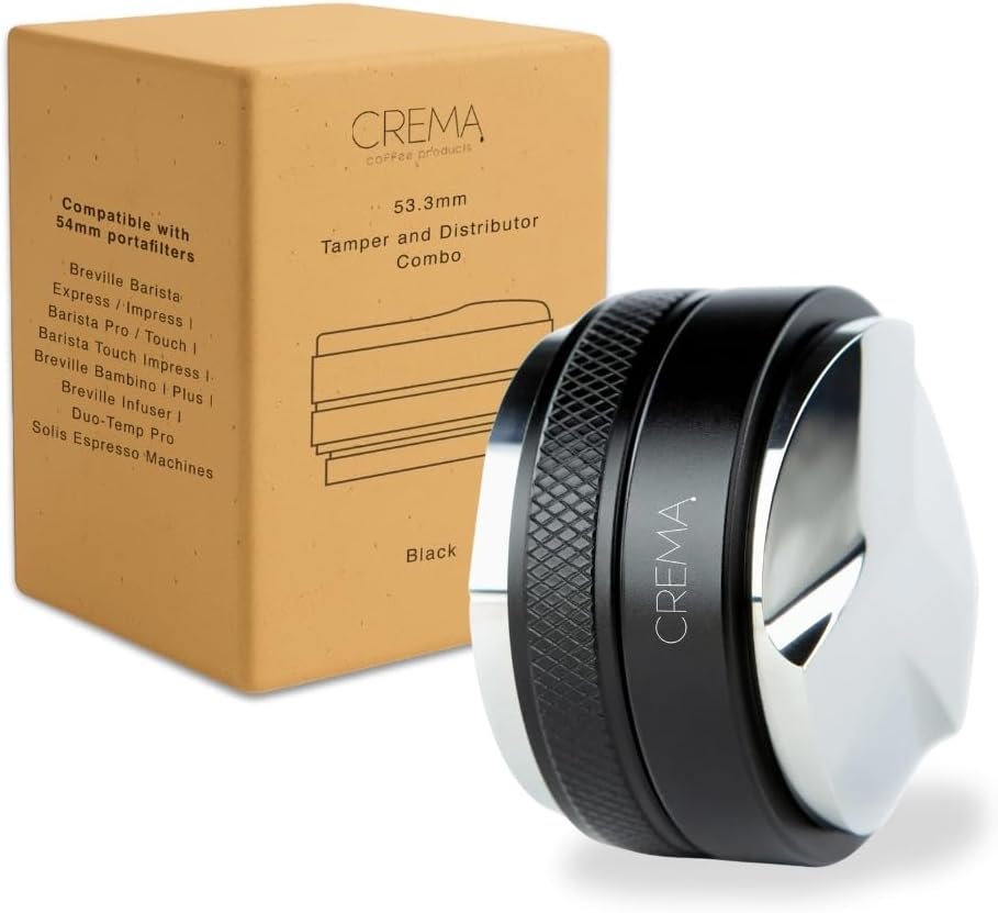 crema coffee products 53 3mm hand tamper coffee