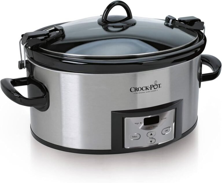 crock pot 6 quart cook carry programmable slow c