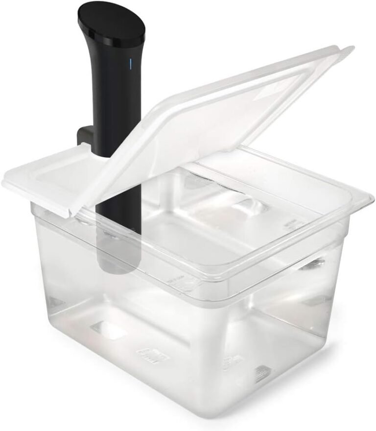 EVERIE Sous Vide Container 12 Quart EVC-12 with Collapsible Hinged Lid Compatible with Anova Nano or AN500-US00 or Anova Pro 3.0 or Anova Mini, Also Fits Instant Pot - Review 2026 everie sous vide container 12 quart evc 12 with co