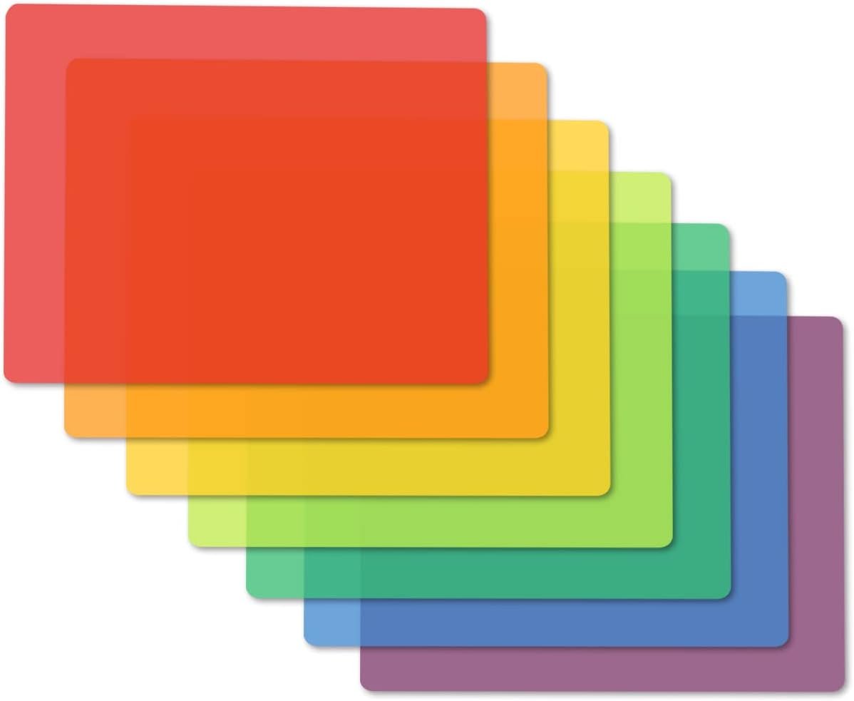 fotouzy plastic cutting boards for kitchen flexib