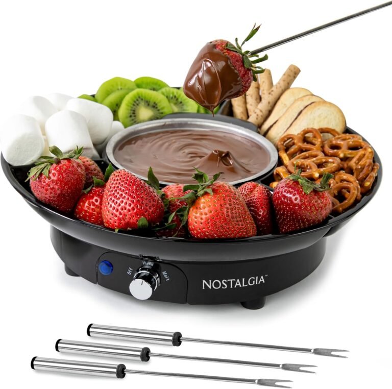 nostalgia electric fondue party set review 2026