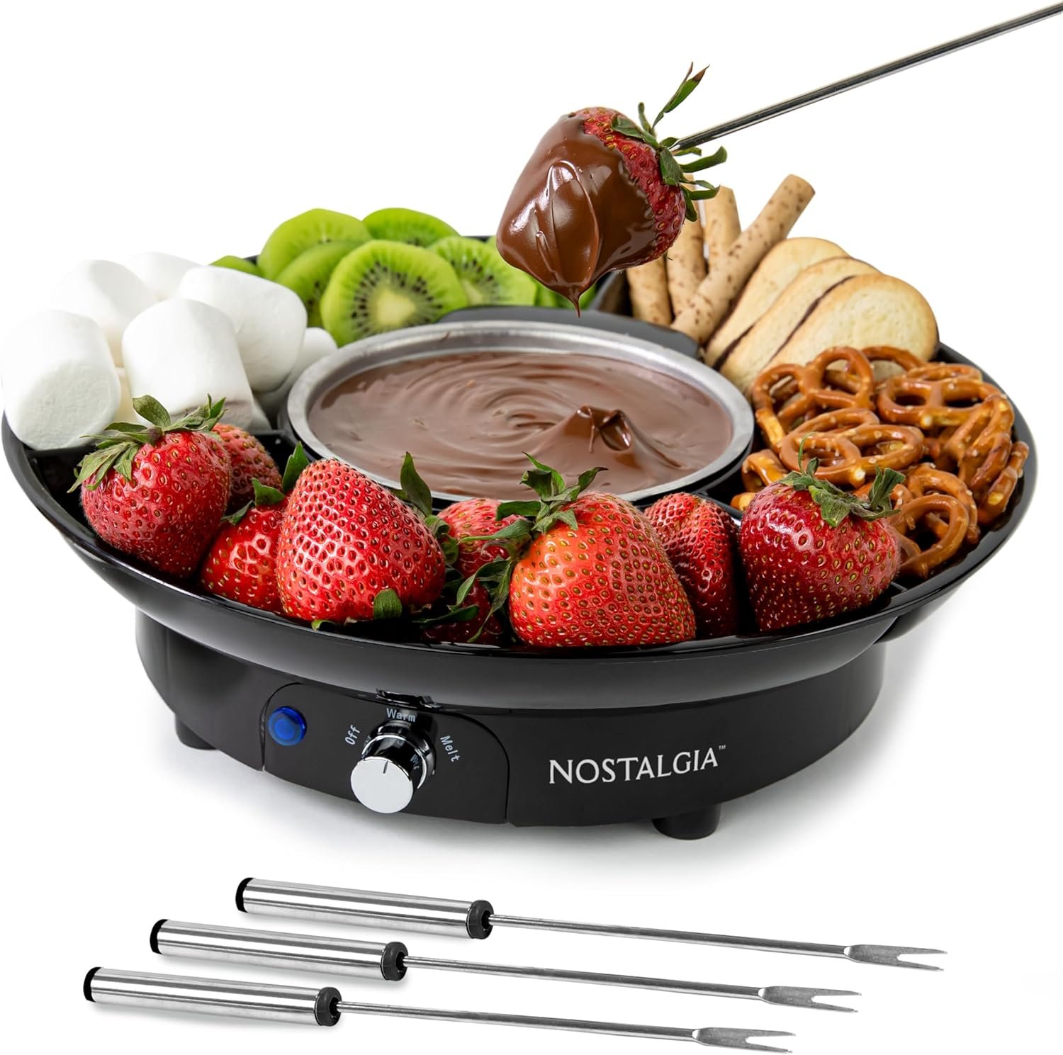 nostalgia electric fondue party set review 2026
