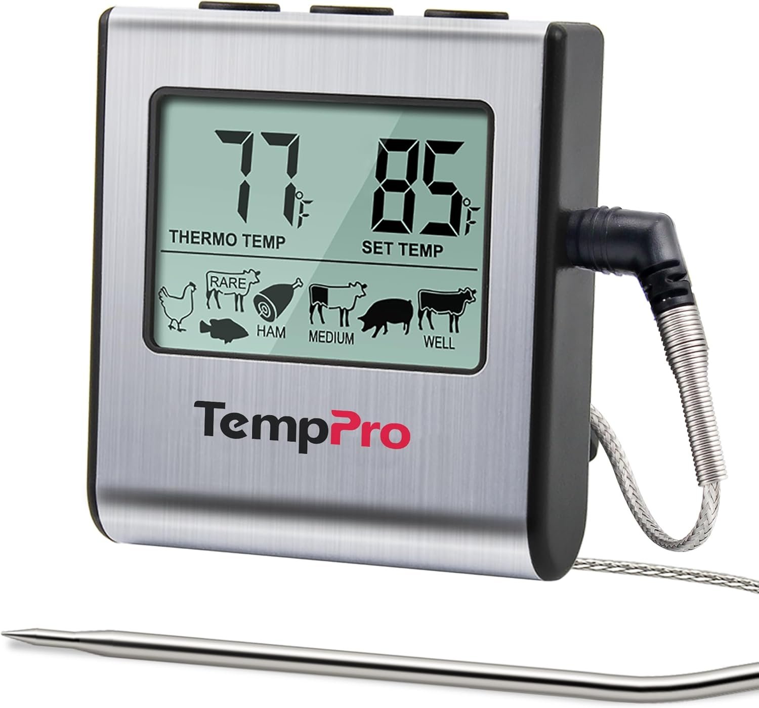 temppro tp16 large lcd digital cooking food meat t