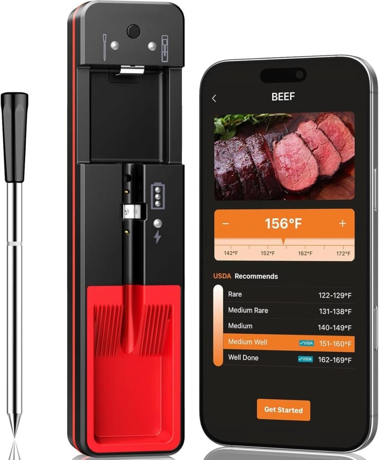 2026 upgraded smart wireless meat thermometer 6 se