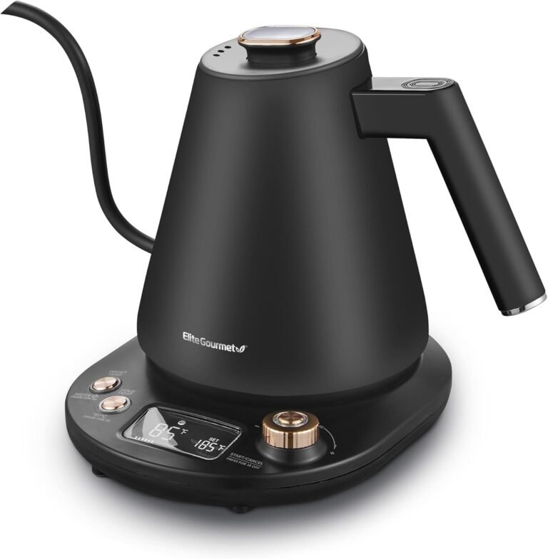 elite gourmet ekt3001 1l digital water kettle 304