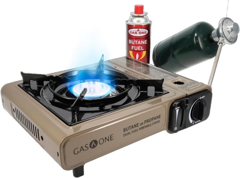 Gas One GS-3400P Propane or Butane Stove Dual Fuel Stove Portable Camping Stove - Patented - with Carrying Case Great for Emergency Preparedness Kit - Review 2026 gas one gs 3400p propane or butane stove dual fuel