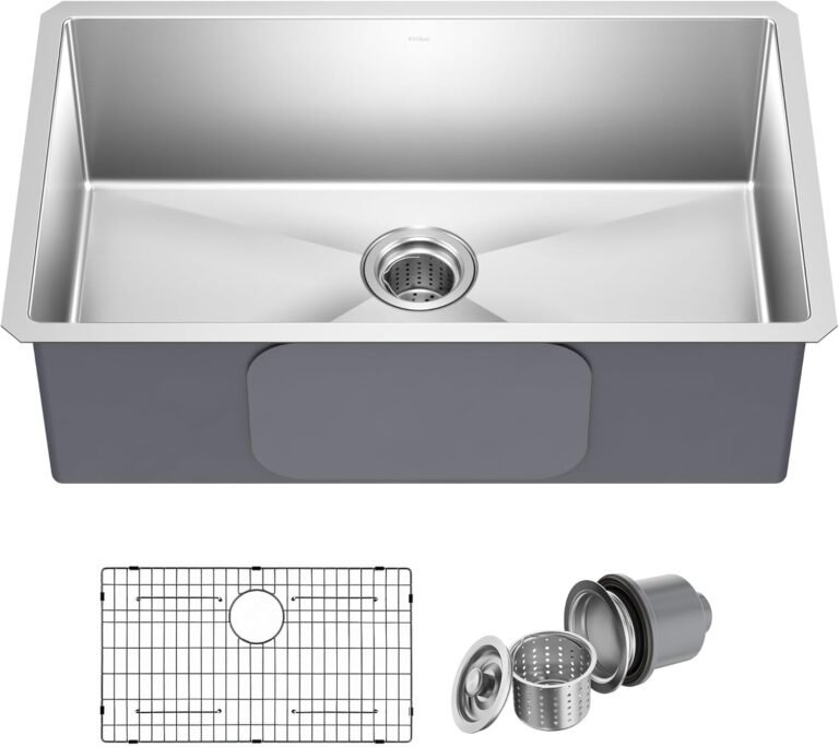 KRAUS Standart Pro 30 -inch Undermount Single Bowl 16 Gauge Stainless Steel Kitchen Sink, KHU100-30 - Review 2026 kraus standart pro 30 inch undermount single bowl