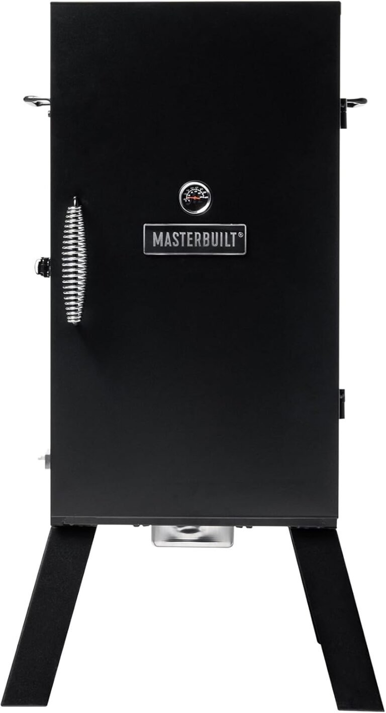 Masterbuilt® 30-inch Electric Vertical BBQ Smoker with Analog Temperature Control, Chrome Smoking Racks and 535 Cooking Square Inches in Black, Model MB20070210 - Review 2026 masterbuilt 30 inch electric vertical bbq smoker