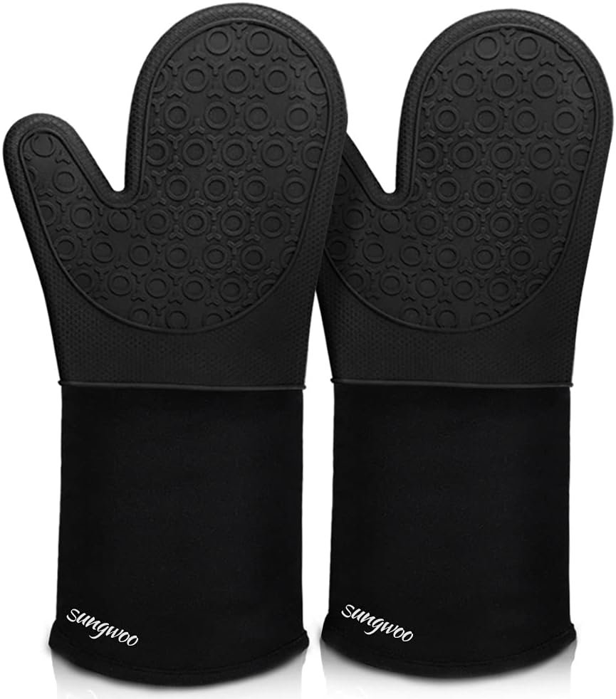 sungwoo extra long silicone oven mitts review 20